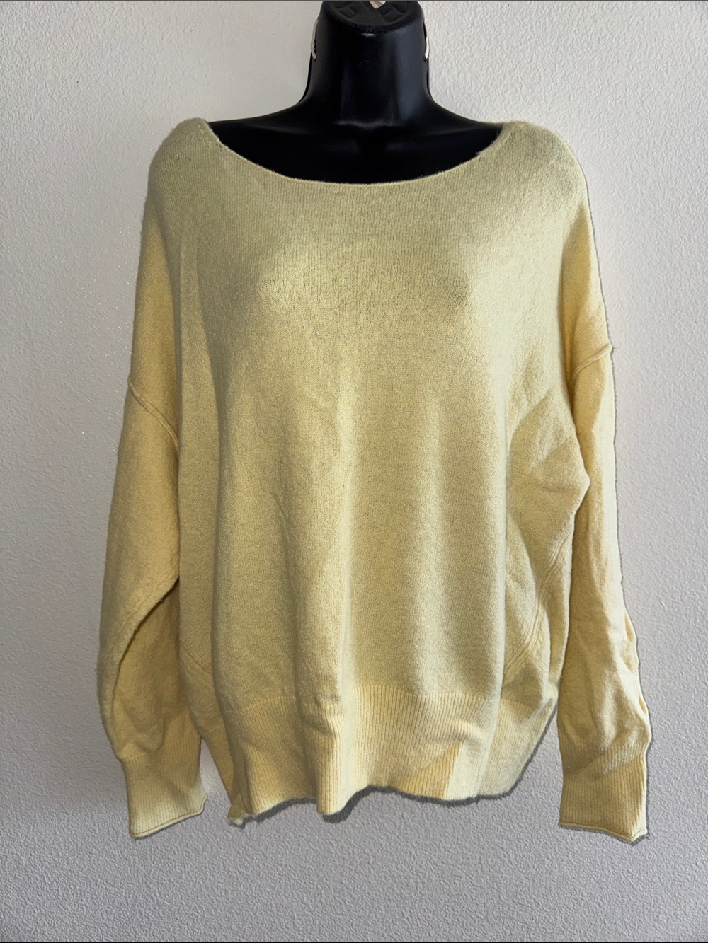 Anthropologie butter yellow  Sweater